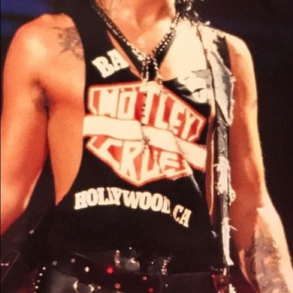ISO Mötley Crüe bad boys of Hollywood sleeveless shirt